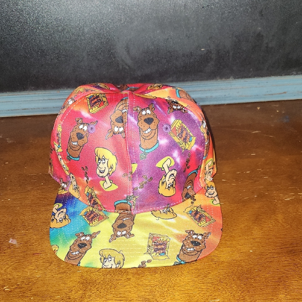 VINTAGE Scooby-Doo x Shaggy All-Over Print (AOP) Snapback Rare Retro Find